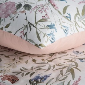 SATÉNOVÉ OBLIEČKY SPRING57 200X220 CM, 2 KS 70X80 CM KVETY