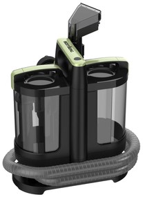 Tepovač kobercov a čalúnenie BestBerg BBCT-10G / 450 W / 1,4 l + 0,7 l / čierna