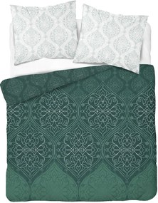 Bavlnená posteľná bielizeň s úžasným zeleným vzorom