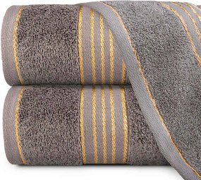 BAVLNENÉ UTERÁKY TIWANO SADA 1 KS 50X90 CM, 1 KS 70X140 CM GRAFITOVÁ