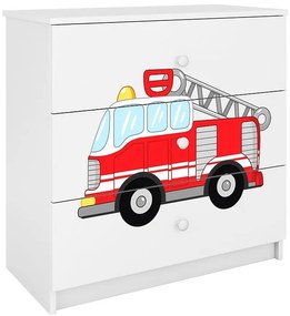Detská komoda Babydreams Biely – Hasičský Zbor