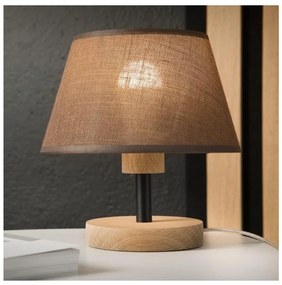 Brilagi - Stolná lampa ANTHONY 1xE27/60W/230V dub/hnedá BG1477