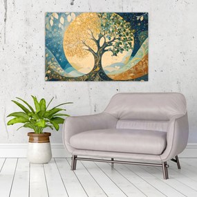 Obraz – Strom života v mesiaci (90x60 cm)