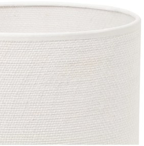 Závesné svietidlo Juta, 1x biele jutové tienidlo, (fi 15cm), b