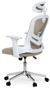 Autronic BONTEC Kancelárska stolička, hojdací mechanizmus, béžová sieťovina, KA-K2031 BGE Farba: Béžová