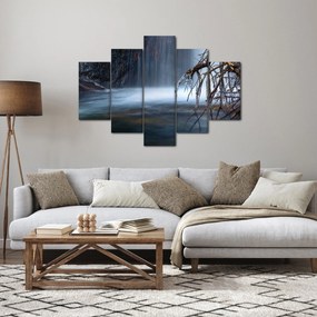 Obraz zimné lagúny (150x105 cm)