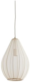 Béžové závesné svietidlo so skleneným tienidlom ø 28 cm Itela – Light &amp; Living