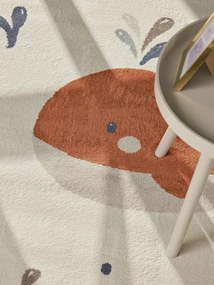 Koberec Hanse Home ADVENTURES MOBY krémový kruh