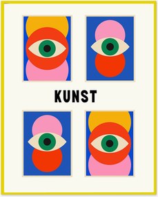 Nástenná dekorácia v ráme Kunst