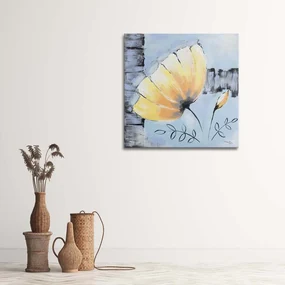 Gario Obraz na plátne Kvetina s kalichom vľavo Rozmery: 60 x 60 cm