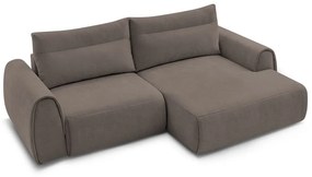 Hnedá rohová pohovka Aden – Bobochic Paris