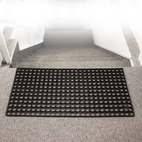 Home Elements Rohož dierovaná čierna