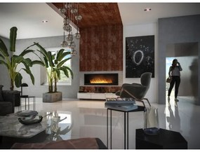 InFire - Vstavaný BIO krb 150x50 cm 4,2kW čierna