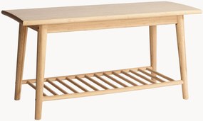 Lavica z bambusového dreva's úložným priestorom na topánky Noble