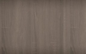 Široká úložná komoda Linate, biely lesk/dub