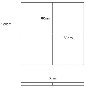 Sivomodrá detská hracia podložka 120x120 cm – Meowbaby