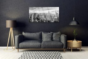 Obraz na akrylátovom skle Mesto domy 100x50 cm