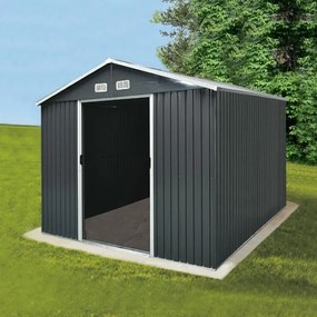 Záhradný domček na náradie Avenberg 3.7 x 3 m ANTRACIT SD-X1210-H170