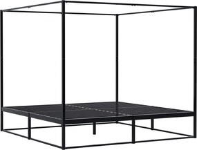 Posteľ Batoni 200x200 - čierna