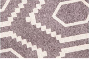 Vysokoodolný kuchynský koberec Honeycomb Hazel, 60x150 cm