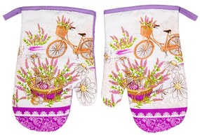 Kuchynské rukavice s magnetom levanduľa 0117fs23