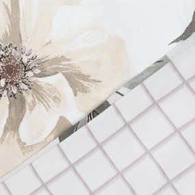 SATÉNOVÉ OBLIEČKY SPRING31 200X220 CM, 2 KS 70X80 CM KVETY