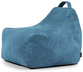 Modrý menčestrový detský sedací vak Game Amuse – SLOWDOWN