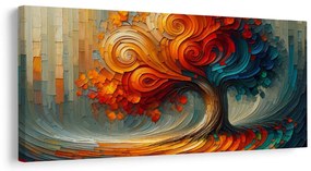 Obraz jesenný strom života v pohybe