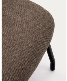 Hnedý taburet Belina – Kave Home