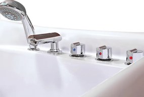BPS-koupelny Hydromasážna vírivá vaňa Ramzes 636 168x85