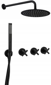 Sprchová sada podomietková Rea Exit čierna