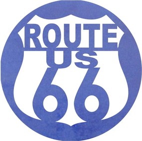 SENTOP | Drevený znak Route 66 – Dekorácia do interiéru | SENTOP PR0411