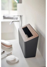 Čierny stolový kôš na odpadky Yamazaki Rin, 2,3 l