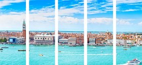 5-dielny obraz pohľad na Benátky Varianta: 100x50