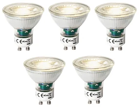 Sada 5 stmievateľných LED žiaroviek GU10 s 3-stupňovým stmievaním 7W 600 lm 3000K