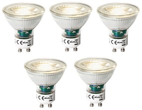 Sada 5 stmievateľných LED žiaroviek GU10 s 3-stupňovým stmievaním 7W 600 lm 3000K