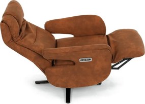 Polohovacie kreslo hnedé, elektrické TV-C5590 BR3
