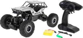 Ramiz Crawler Monster pre deti 6+ Strieborný model na diaľkové ovládanie 1:18 Extrémna jazda