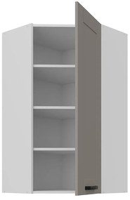 Skrinka do kuchyne Luna claygrey/biely 60x60 GN-108 1F (45°)