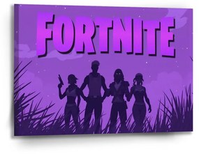 Sablio Obraz FORTNITE Fialová silueta - 90x60 cm