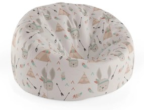 Sablio Sedací vak Cocoon Zajíček indián - 115 x 75 cm x 45 cm
