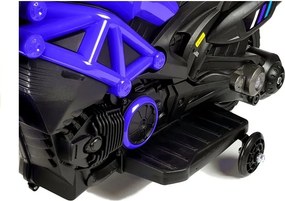 LEAN CARS Elektrická motorka pre deti GTM1188 s LED svetlom, modrá