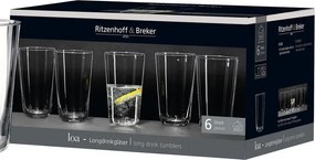 Poháre na nápoje (6 ks) Loa, 400 ml