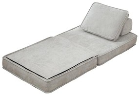 Rozkladacia penová sofa CALMERO - svetlo sivá