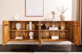 Komoda Scorpion 180 cm z mangového dreva v hnedom prevedení