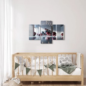 Obraz - 3D priestor s guľami II. (90x60 cm)
