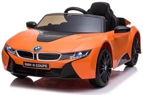 LEAN CARS ELEKTRICKÉ AUTÍČKO BMW i8 - NELAKOVANÉ - ORANŽOVÉ - 2x45W MOTOR - 1x12V4,5Ah - BATÉRIA - 2021