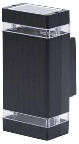 Vonkajšie nástenné svietidlo NIZZA 2xGU10/35W/230V IP65