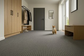 Čistiaca zóna Rio šedý - neúčtujeme odrezky z role, na mieru, šíře 2m,na mieru, neúčtujeme odrezky, šedá, guma (gél - protišmykový), chodba / predsieň