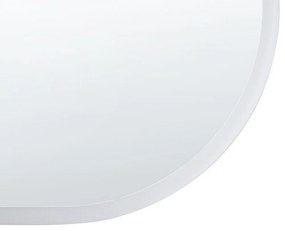 Nástenné LED zrkadlo 120 x 60 cm strieborné CHATEAUROUX Beliani